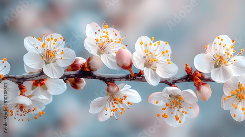 Nature beautiful floral spring abstract background