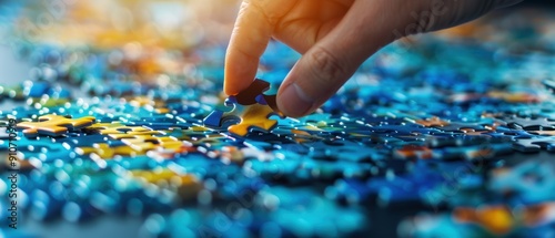 Mindful Moment: Placing the Final Jigsaw Puzzle Piece in Perfect Harmony