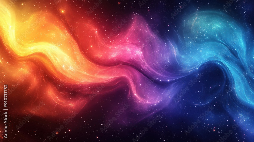 Obraz premium Cosmic Swirls