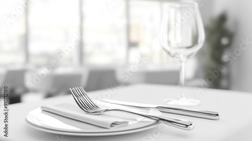 Table Setting with Silverware