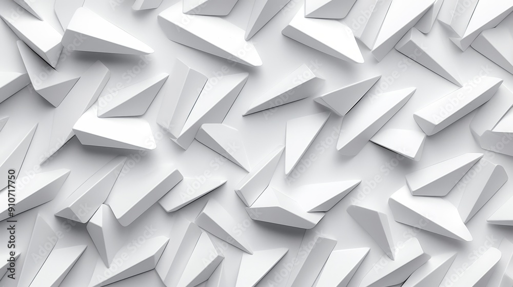 Abstract geometric white patterns. Abstract geometric white patterns.