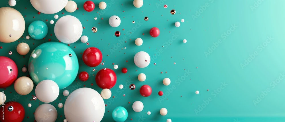 Cheery Pastel Polka Dot Pattern with Multicolored Circles for Vibrant Background Design