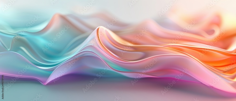 Dreamy Pastel Gradient in Peach, Lavender, and Mint Hues Dreamy Pastel Gradient in Peach, Lavender, and Mint Hues