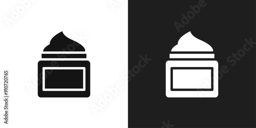 Cream icon line art vector
