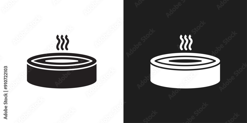 Onsen icon line art vector Onsen icon line art vector
