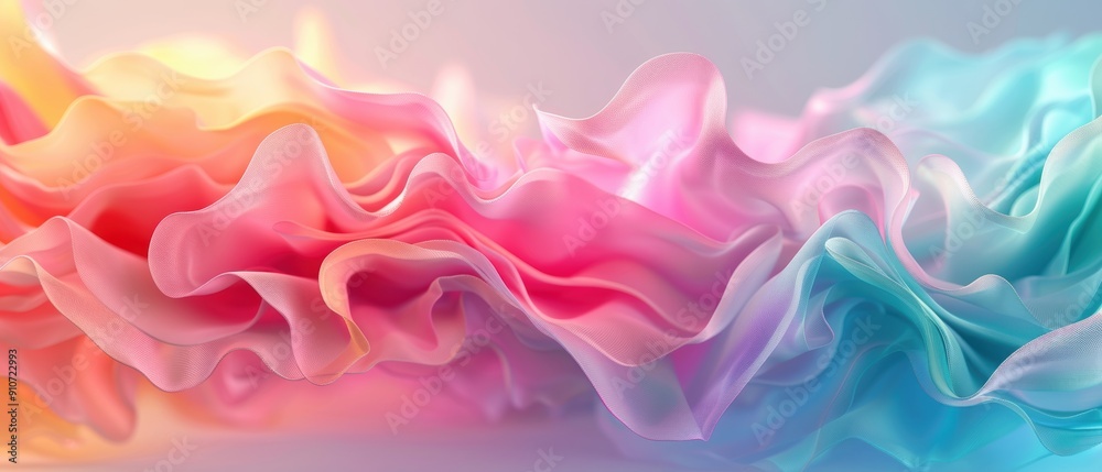 Soft Dreamy Pastel Gradient Background in Soft Dreamy Pastel Gradient Background in