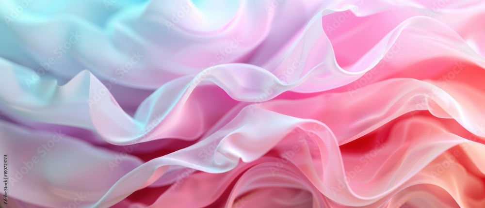 Fototapeta premium Tranquil Pastel Symphony - Abstract Background