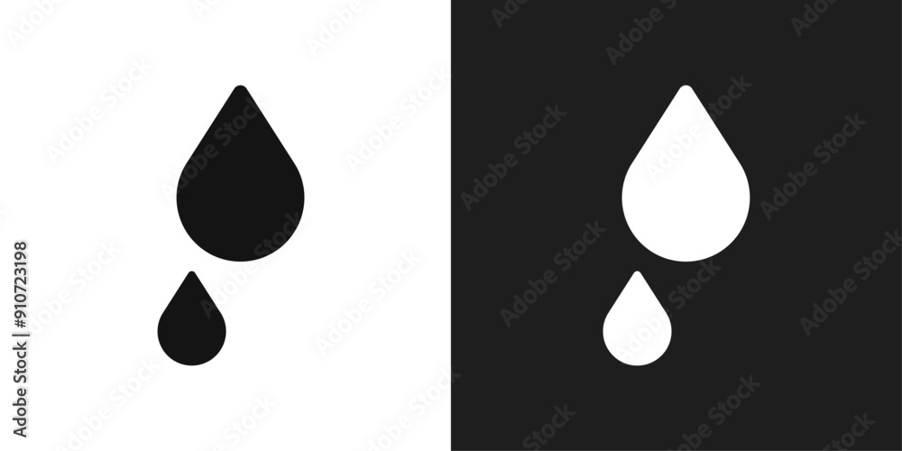 Water drop icon line art vector Water drop icon line art vector