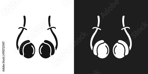 Vasectomy icon line art vector