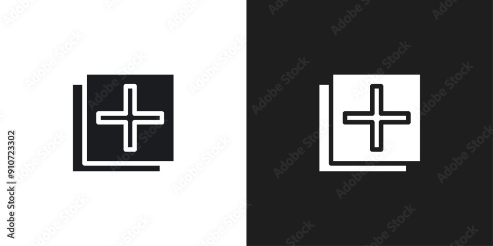 Add icon line art vector Add icon line art vector