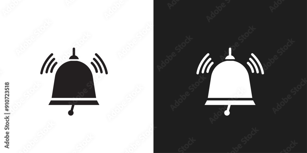 Bell ring icon line art vector Bell ring icon line art vector