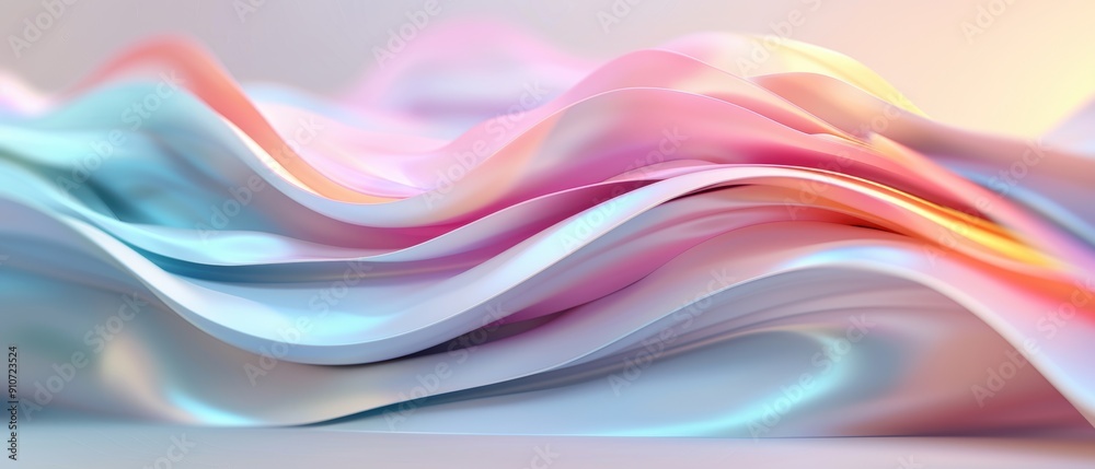 Soft Pastel Blend - Ethereal Abstract Background Soft Pastel Blend - Ethereal Abstract Background