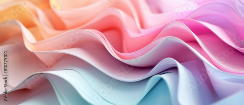 Tranquil Pastel Gradient Background with Color Transition for Designers and Artists