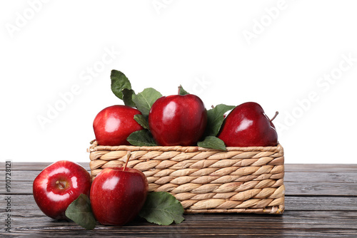 PNG, Red apples, isolated on white background