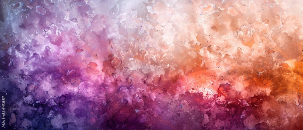 Serene Watercolor Blend of Soft Peach and Lavender with Subtle Texture Serene Watercolor Blend of Soft Peach and Lavender with Subtle Texture