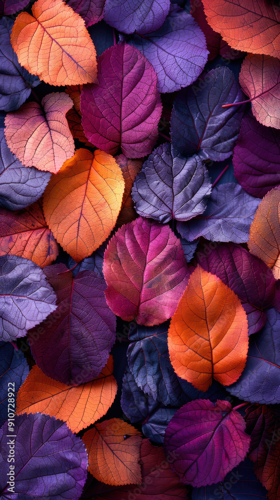 Autumn Leaves in Warm Shades. Autumn Leaves in Warm Shades.