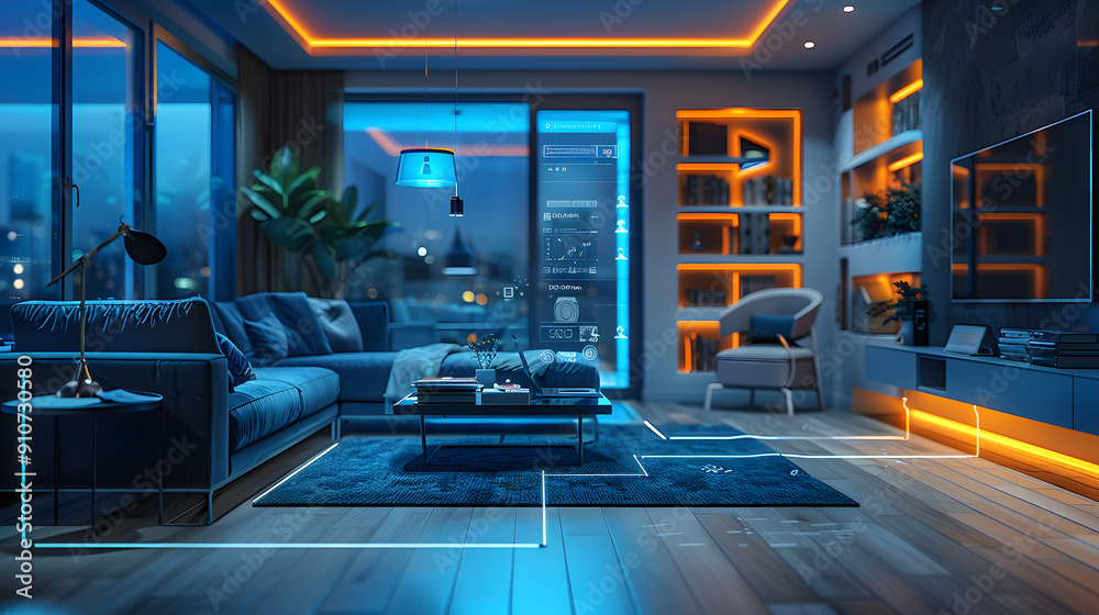 Obraz premium Remote working space with high-tech equipment