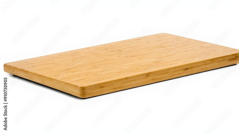 Bamboo chopping board isolated on white background Bamboo chopping board isolated on white background