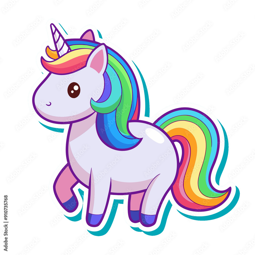 Naklejka premium funny horse cartoon