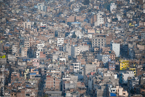 the Kathmandu city view