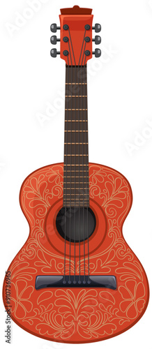 Mexican Decorative Acoustic Guitar