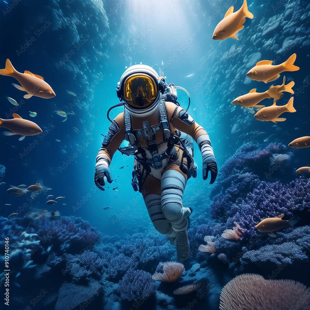 Astronaut lost at sea Astronaut lost at sea