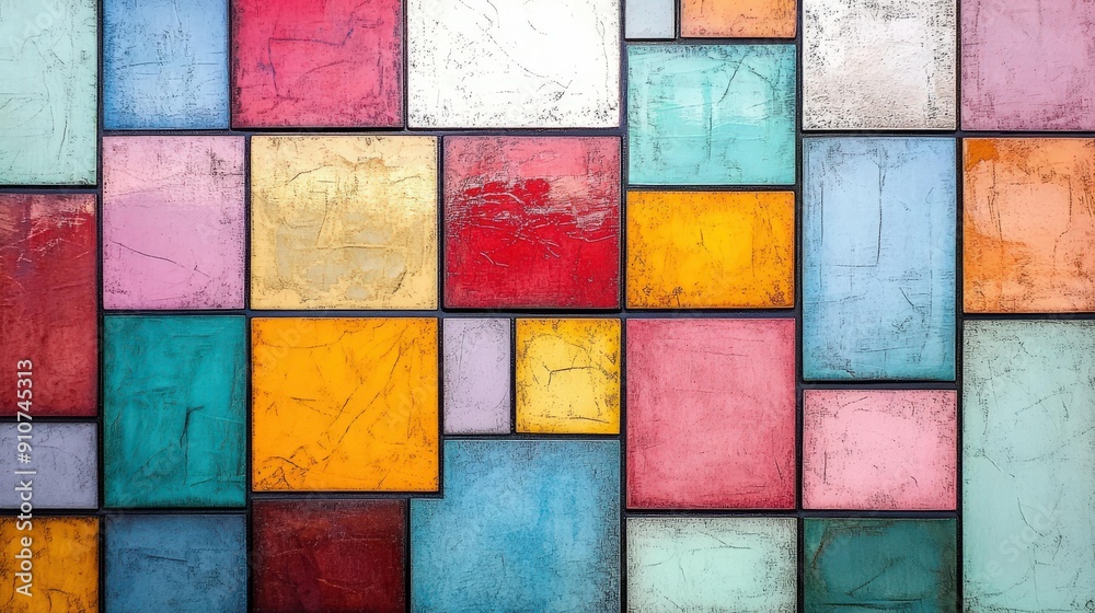 Colorful Tile Wall Colorful Tile Wall