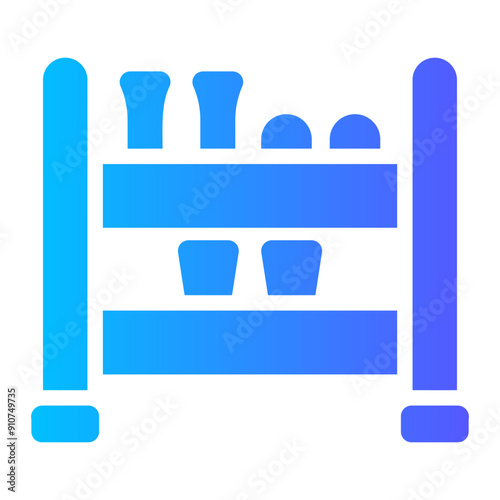 shoe rack Gradient icon