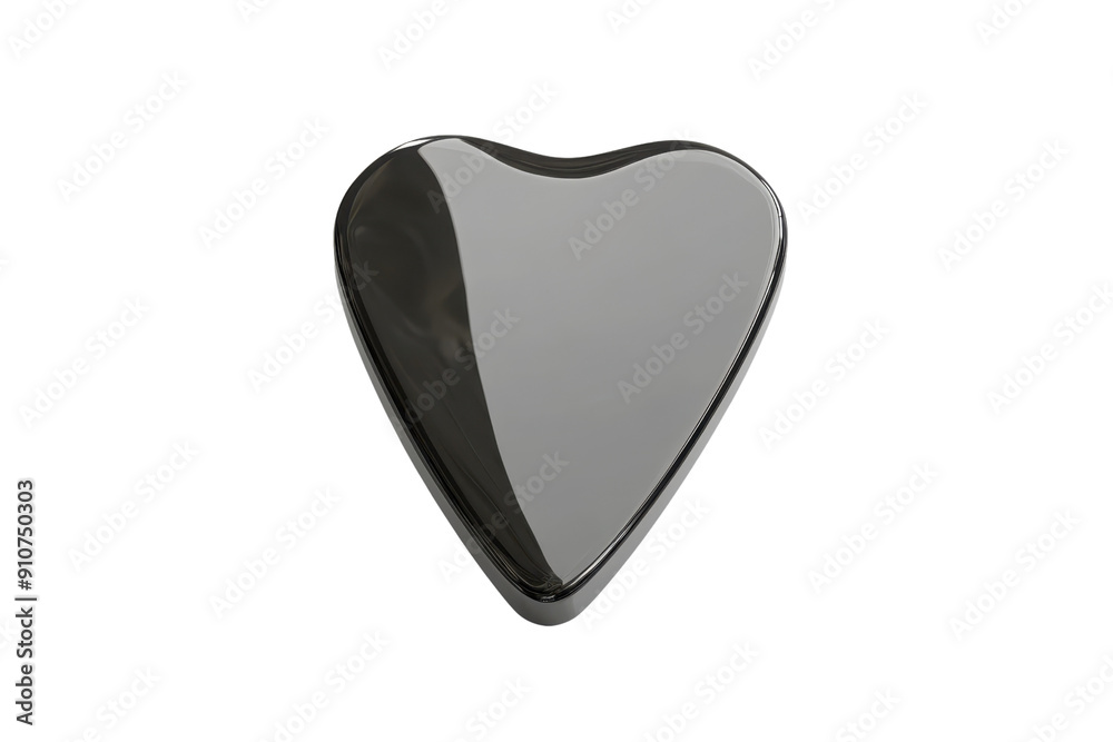 Shiny silver heart-shaped object with a reflective surface, ideal for themes of love, romance, and sophistication. Shiny silver heart-shaped object with a reflective surface, ideal for themes of love, romance, and sophistication.
