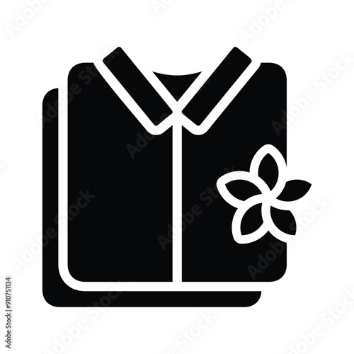 neatly folded fragrant solid icon vector design in trendy style