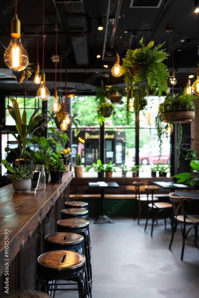 An inviting urban café serving brunch with cozy decor, a friendly vibe, and a vibrant city atmosphere. An inviting urban café serving brunch with cozy decor, a friendly vibe, and a vibrant city atmosphere.