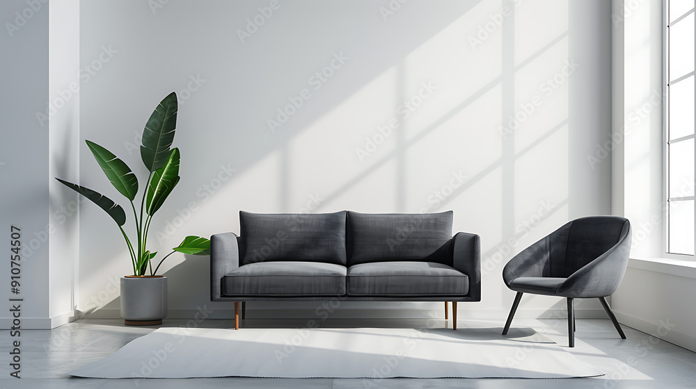 modern living room with sofa modern living room with sofa