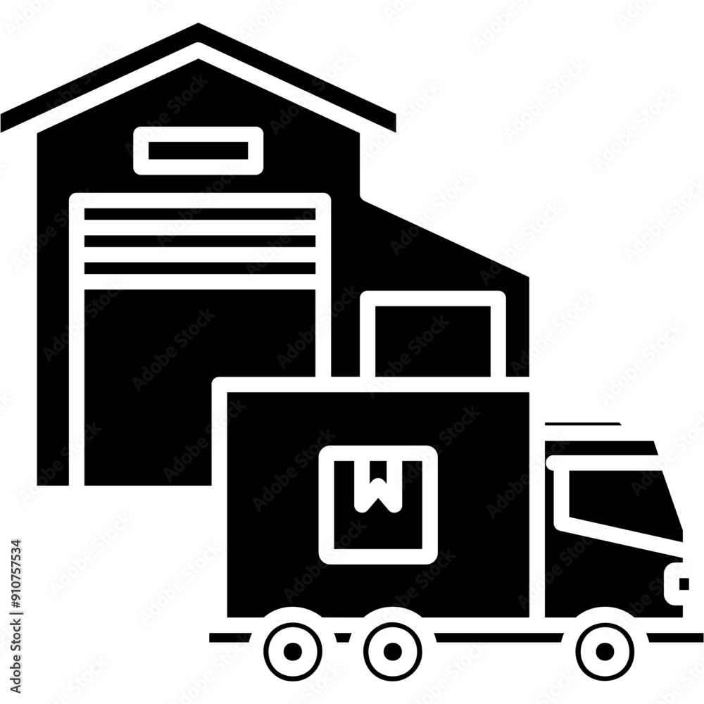 Warehouse Operations Icon Warehouse Operations Icon