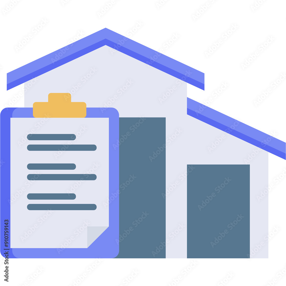 Warehouse Checklist Illustration Warehouse Checklist Illustration