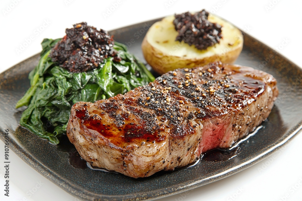 Pepper-Crusted Sirloin with Balsamic Glaze Pepper-Crusted Sirloin with Balsamic Glaze