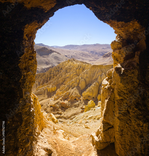 the Khyung lung Dngul mkhar historical site in tibet photo