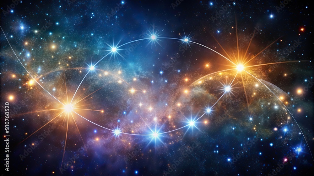 Celestial bodies merging in a cosmic embrace, leaving stardust trails forming constellations , stars, universe, galaxies Celestial bodies merging in a cosmic embrace, leaving stardust trails forming constellations , stars, universe, galaxies