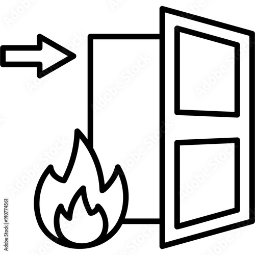 Evacuation Route Icon