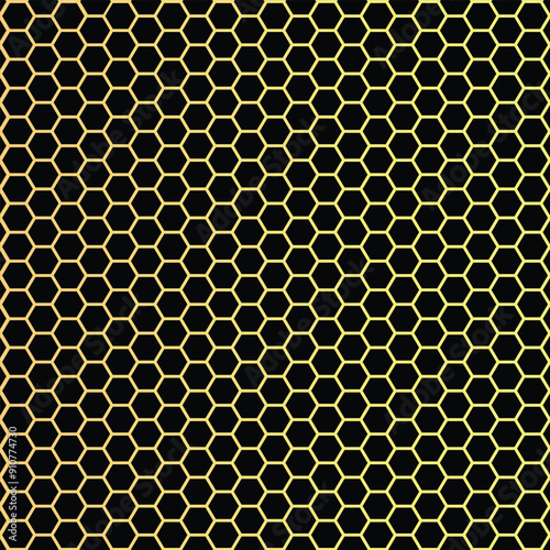 abstract seamless illustration of the background of the honeycomb
