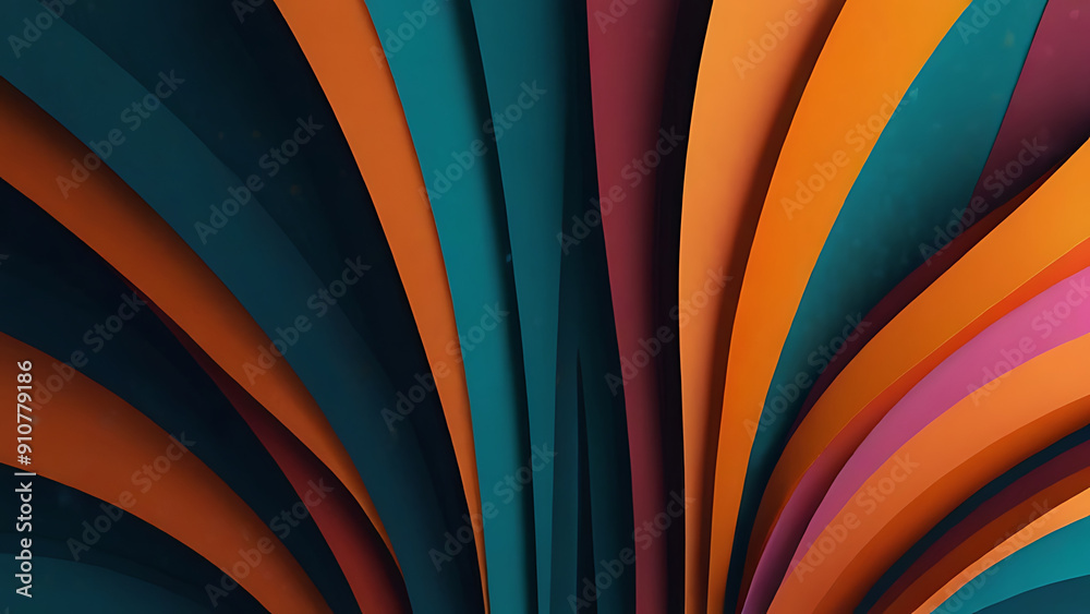 custom made wallpaper toronto digitalAbstract colorful lines background design, similar to vita lines arranged in a wavy pattern