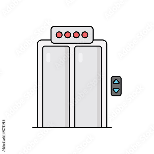 Elevator vector icon