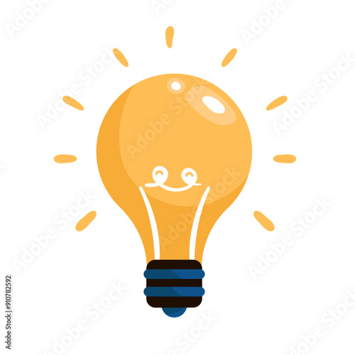 light bulb with idea