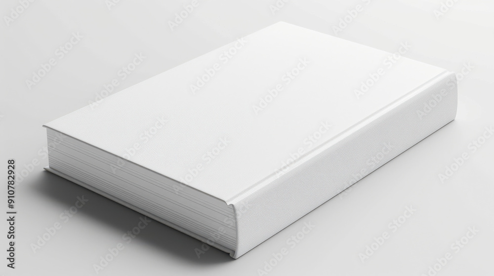 A minimalist book mockup, closed book, close-up view, focus on cover texture, sleek and elegant A minimalist book mockup, closed book, close-up view, focus on cover texture, sleek and elegant