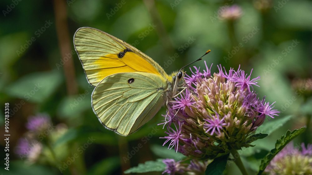 Obraz premium butterfly on flower