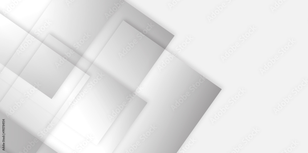 Abstract white and grey geometric gradient square pattern future concept texture background. Concept for template, texture, website, banner and brochure background. Vector illustration Abstract white and grey geometric gradient square pattern future concept texture background. Concept for template, texture, website, banner and brochure background. Vector illustration