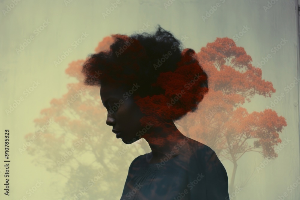 Sihlouette poster photography portrait painting. Sihlouette poster photography portrait painting.