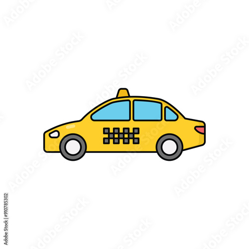 Taxi vector icon