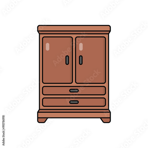 Cupboard  vector icon