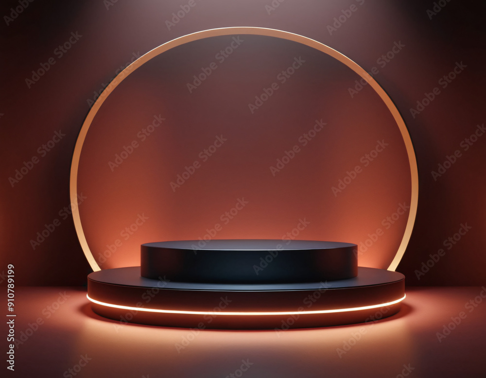 3d render of vector abstract background. Podium for show product 3d render of vector abstract background. Podium for show product