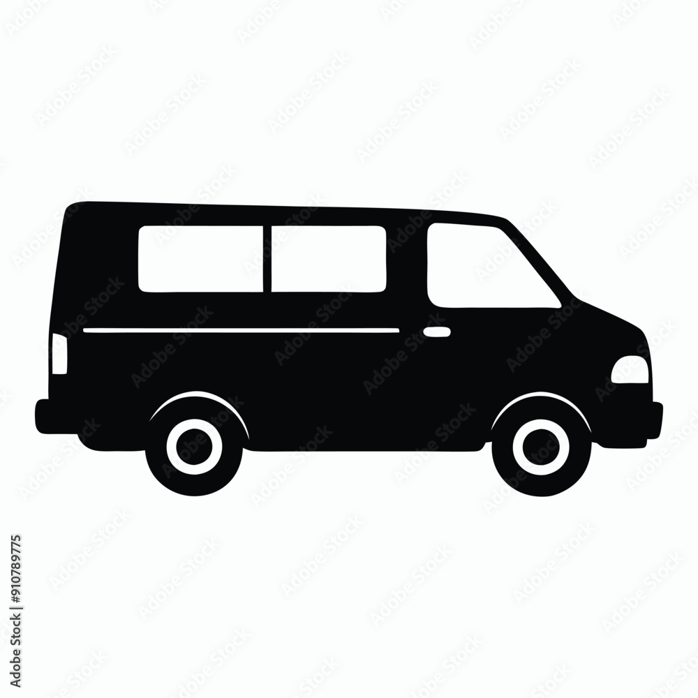 van silhouette vector icon design van silhouette vector icon design